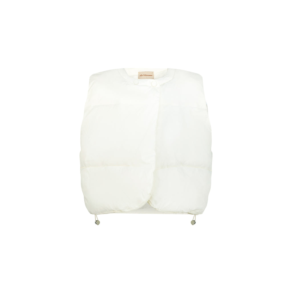 Perle Blanche Gilet "White Pearl Gilet"