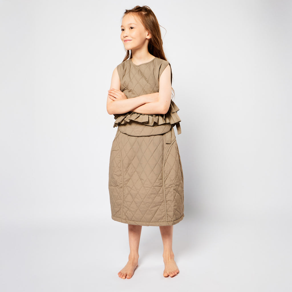 Feuille D'orchidée Set "Orchid Leaf Skirt & Top"