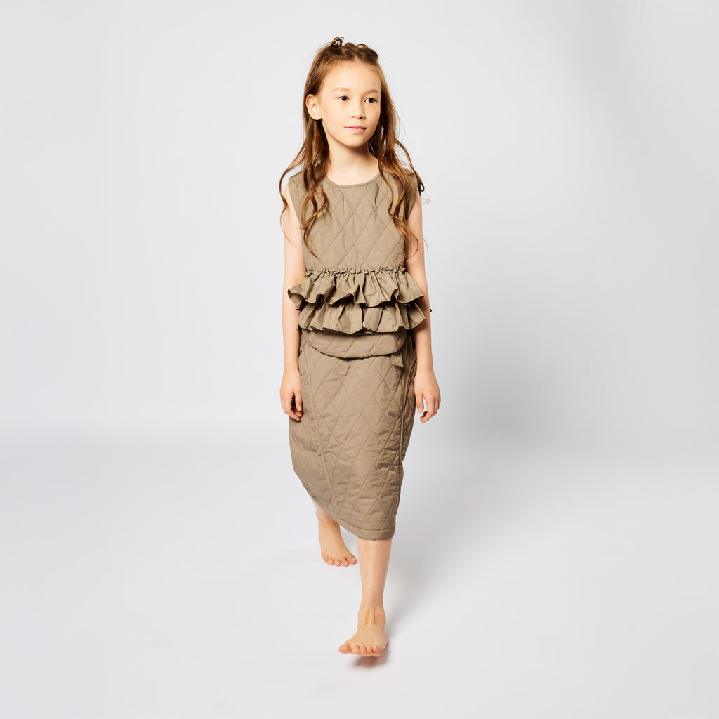 Feuille D'orchidée Set "Orchid Leaf Skirt & Top"