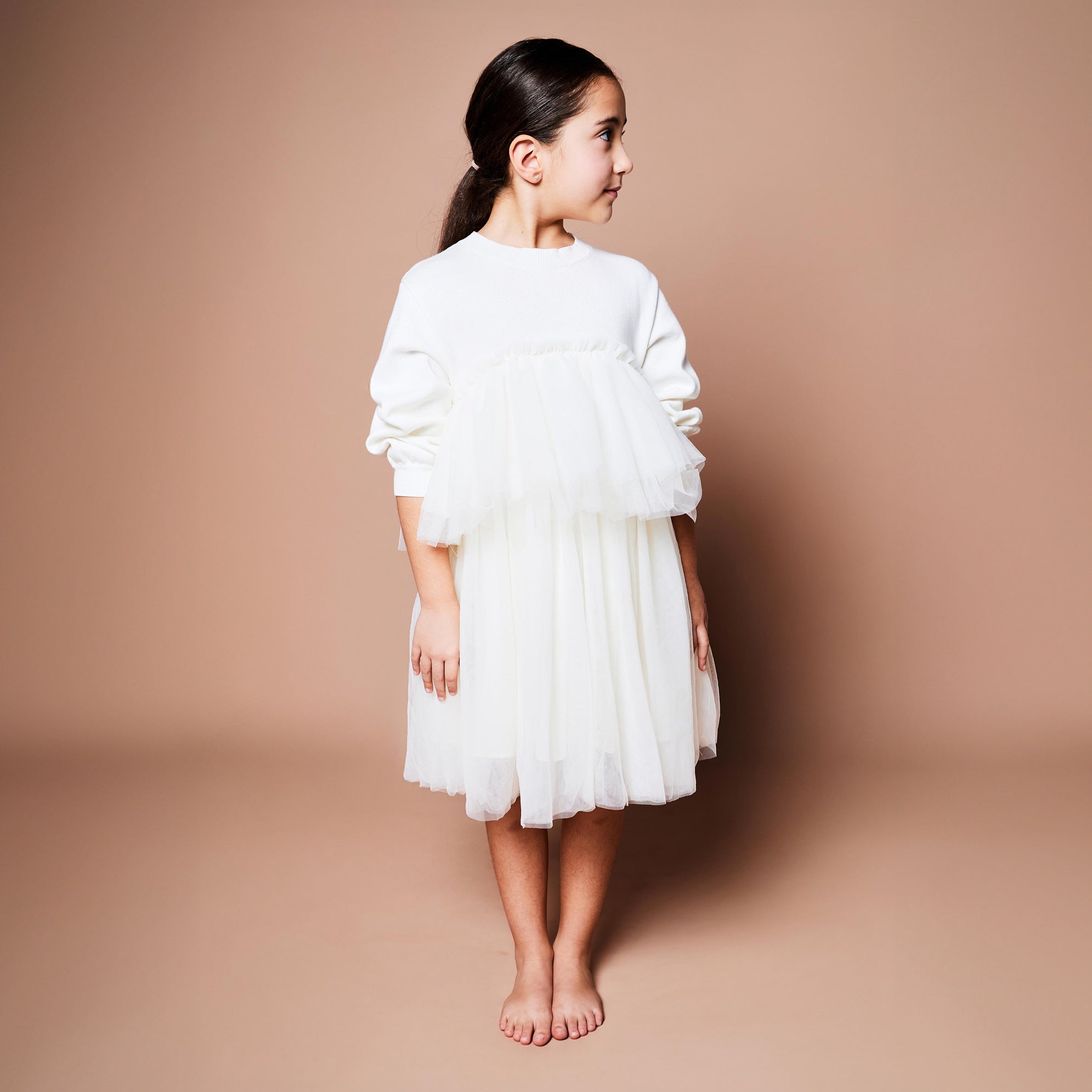 Brume d'Ivoire Robe "Ivory Mist Dress"