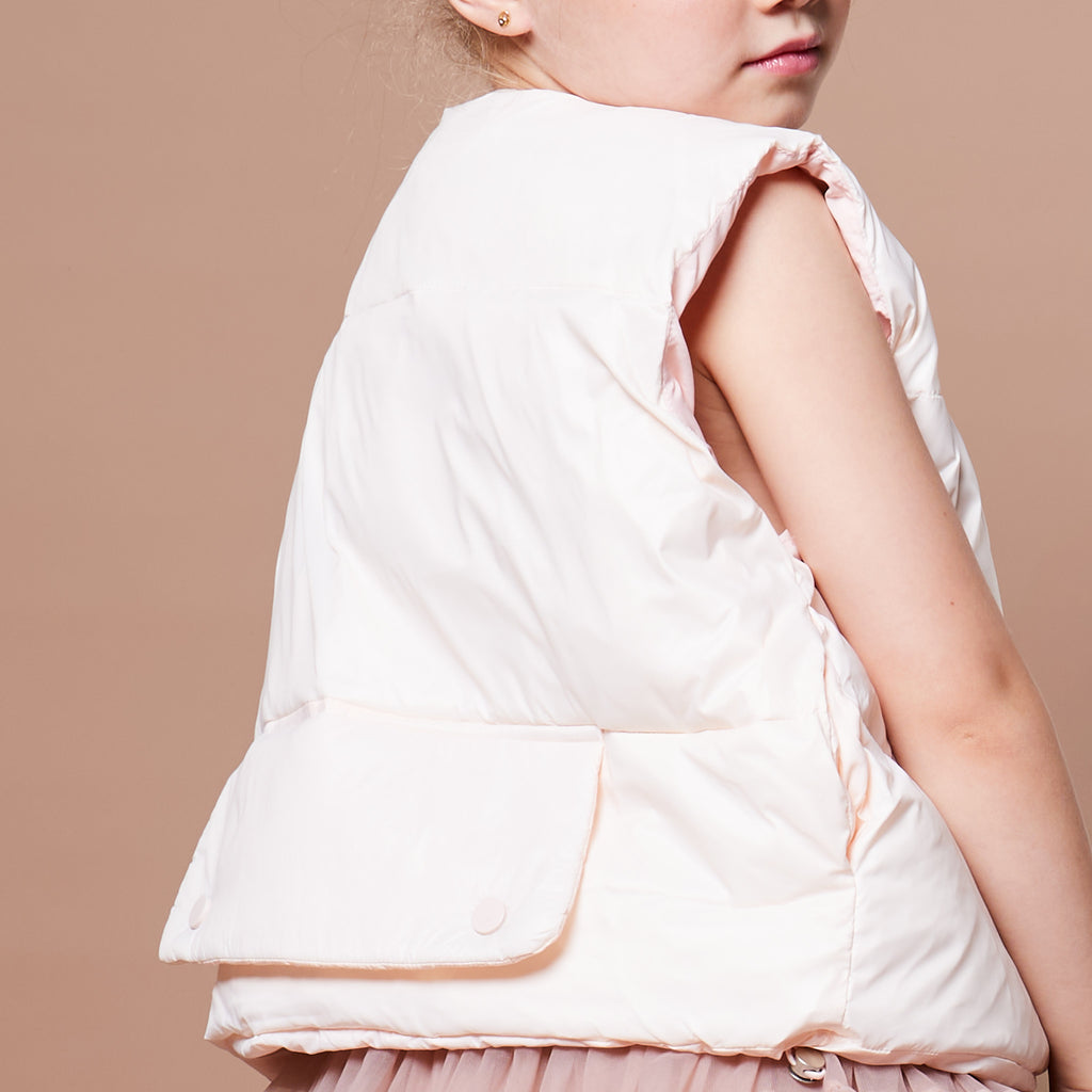 Perle Rose Gilet "Pink Pearl Gilet